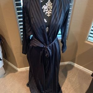 Black full length robe